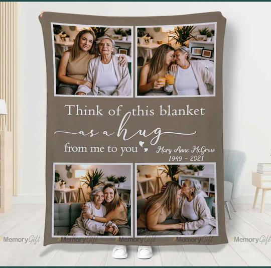 TOP 49 Memorial Blanket with pictures Discount 5 FREE