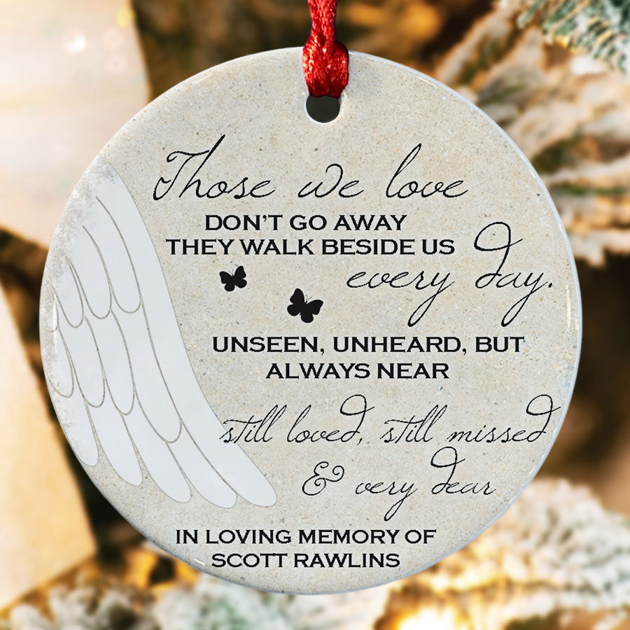 Angel Wings Ornament for Loss of Loved One