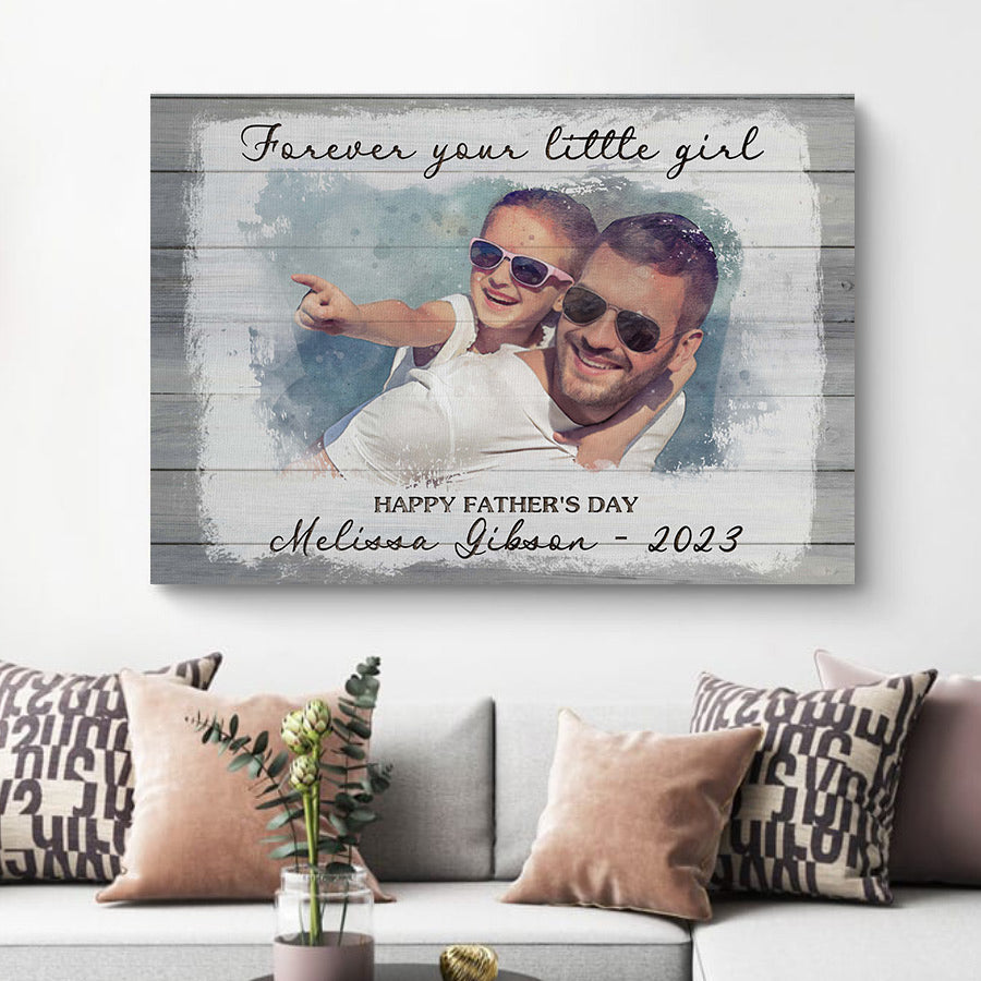 thumbnail image 2 of Daddy's Little Girls Canvas Print 2 of 13