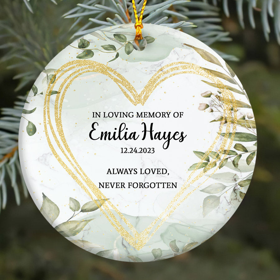 In Loving Memory Ornament Ornament Memorial Loved One Always Loved