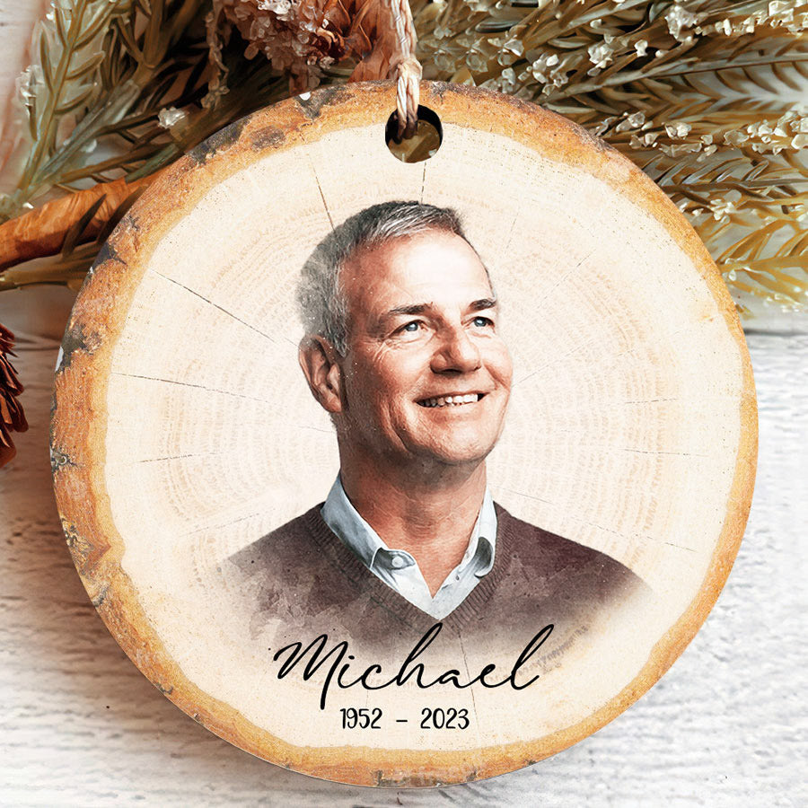 Memorial Ornaments With Picture Memorial Ornaments For Dad Ceramic