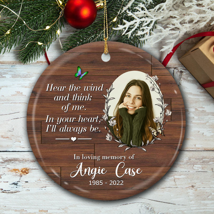 Ornaments For Deceased Loved Ones In Loving Memory Ornament With