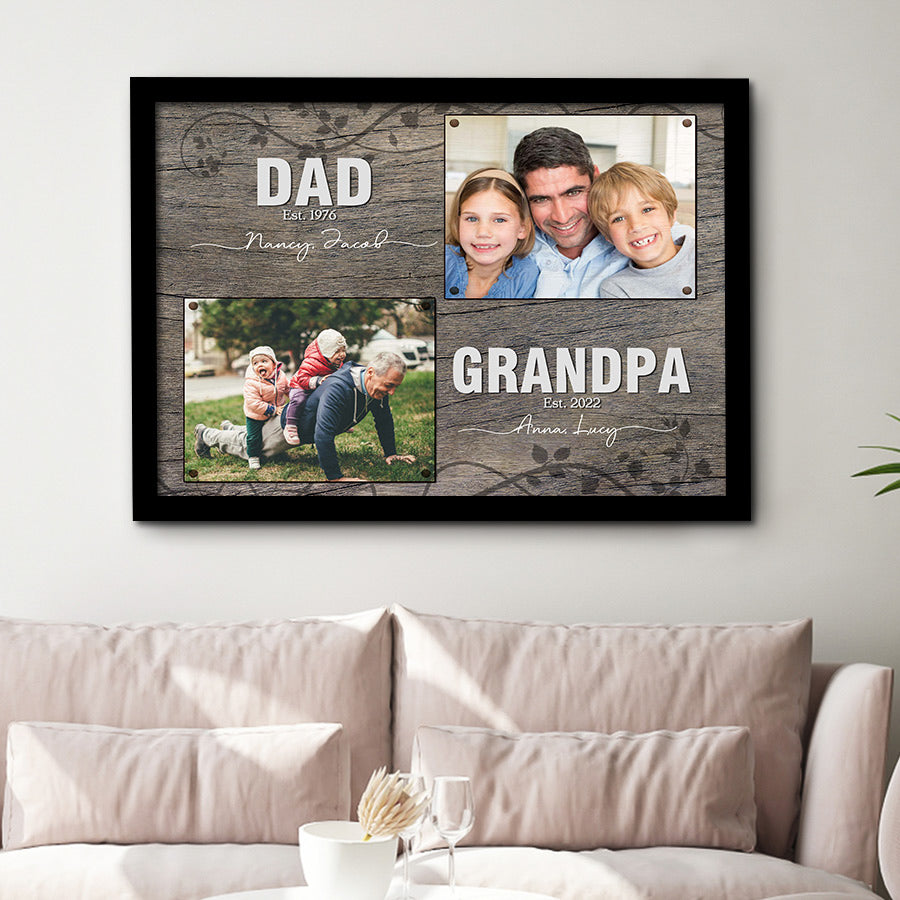 Personalsed Father's Day Gft Custom Dad Prntbrthday - Etsy UK