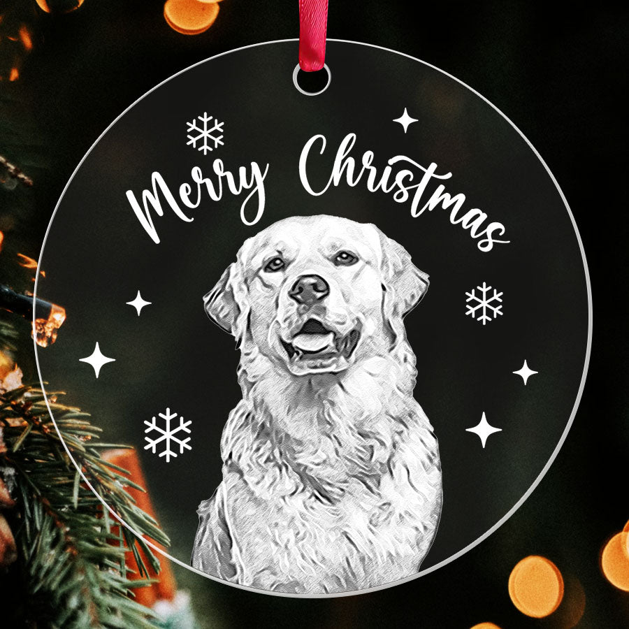 Personalized Pet Ornaments | Custom Pet Ornament Portrait | Dogs ...