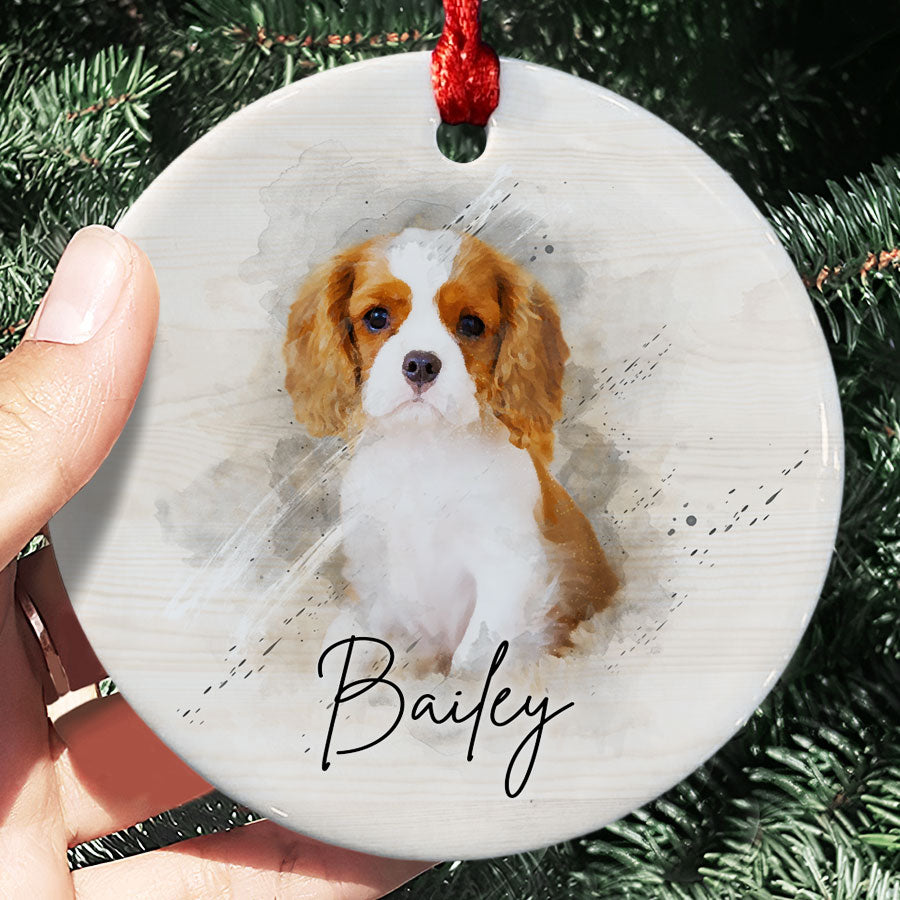 Pet Memorial Ornament Cat Cat Memorial Ornament Photo Cat In