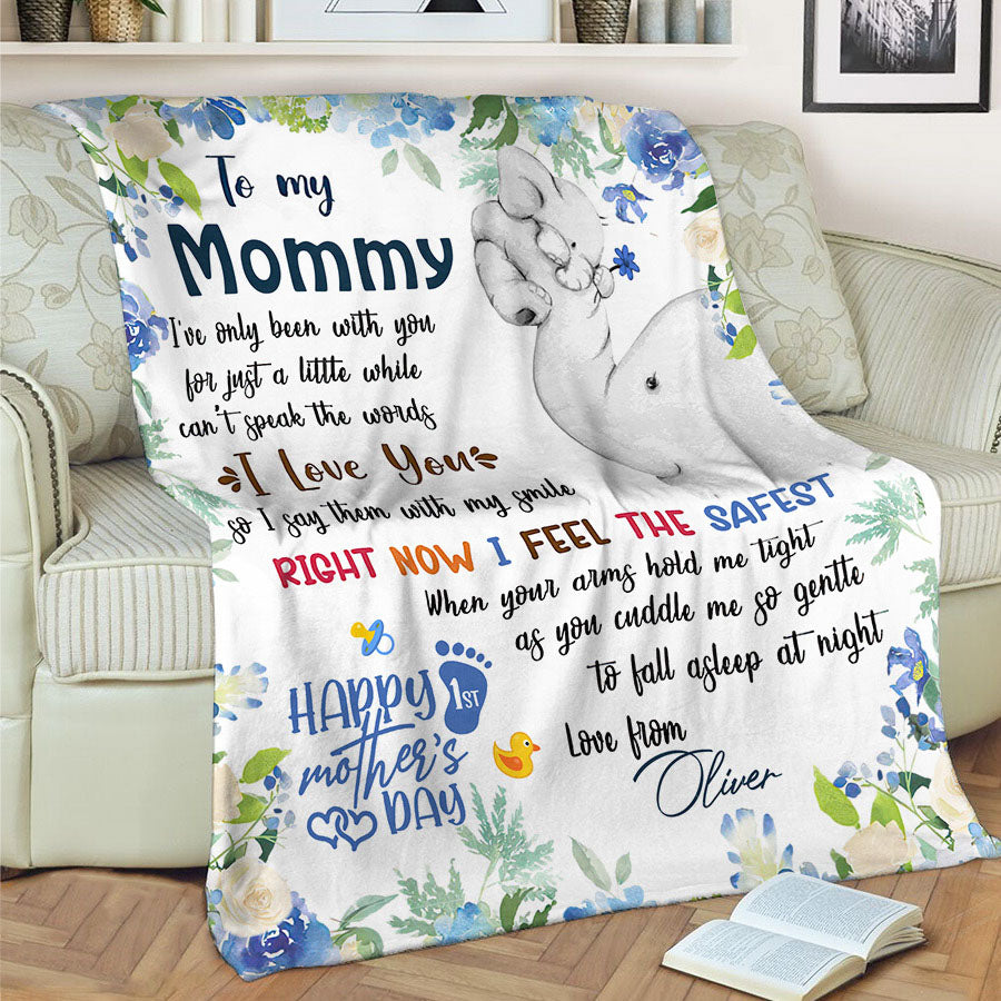 Custom First Mothers Day Gift | Mothers Day Gift For New Mom | Elephant ...