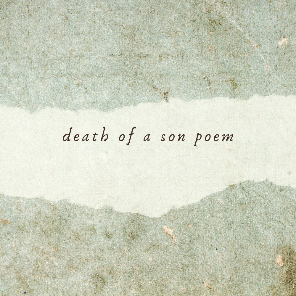 20+ Best Inspiration about the Death of a Son Poem - Memory-Gift™