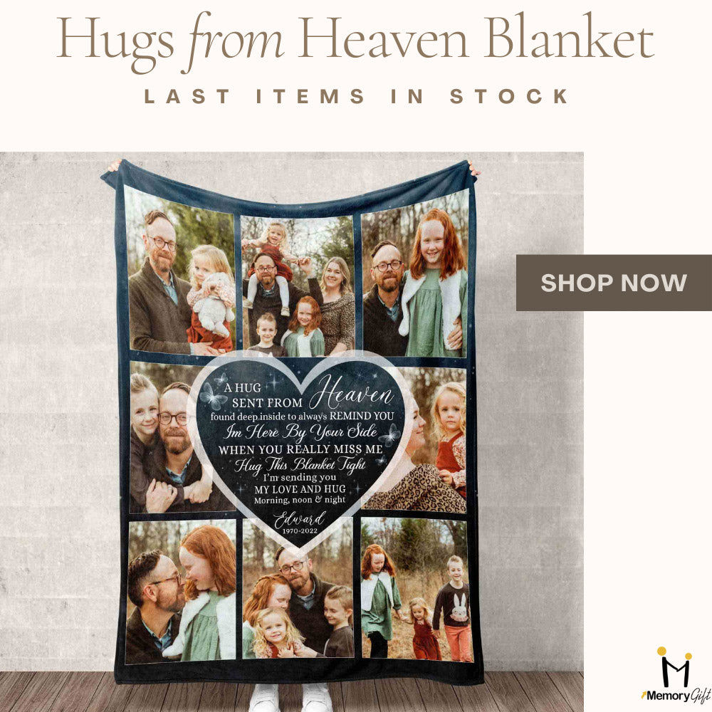 A blanket that wraps Mom up in a hug, personalized gift, send a hug, word  blanket, photo blanket, Mother's Day gift