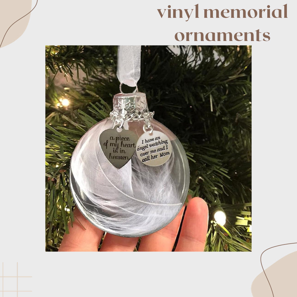 Top 15 Meaningful DIY Vinyl Memorial Ornaments For A Touch Of Solace ...