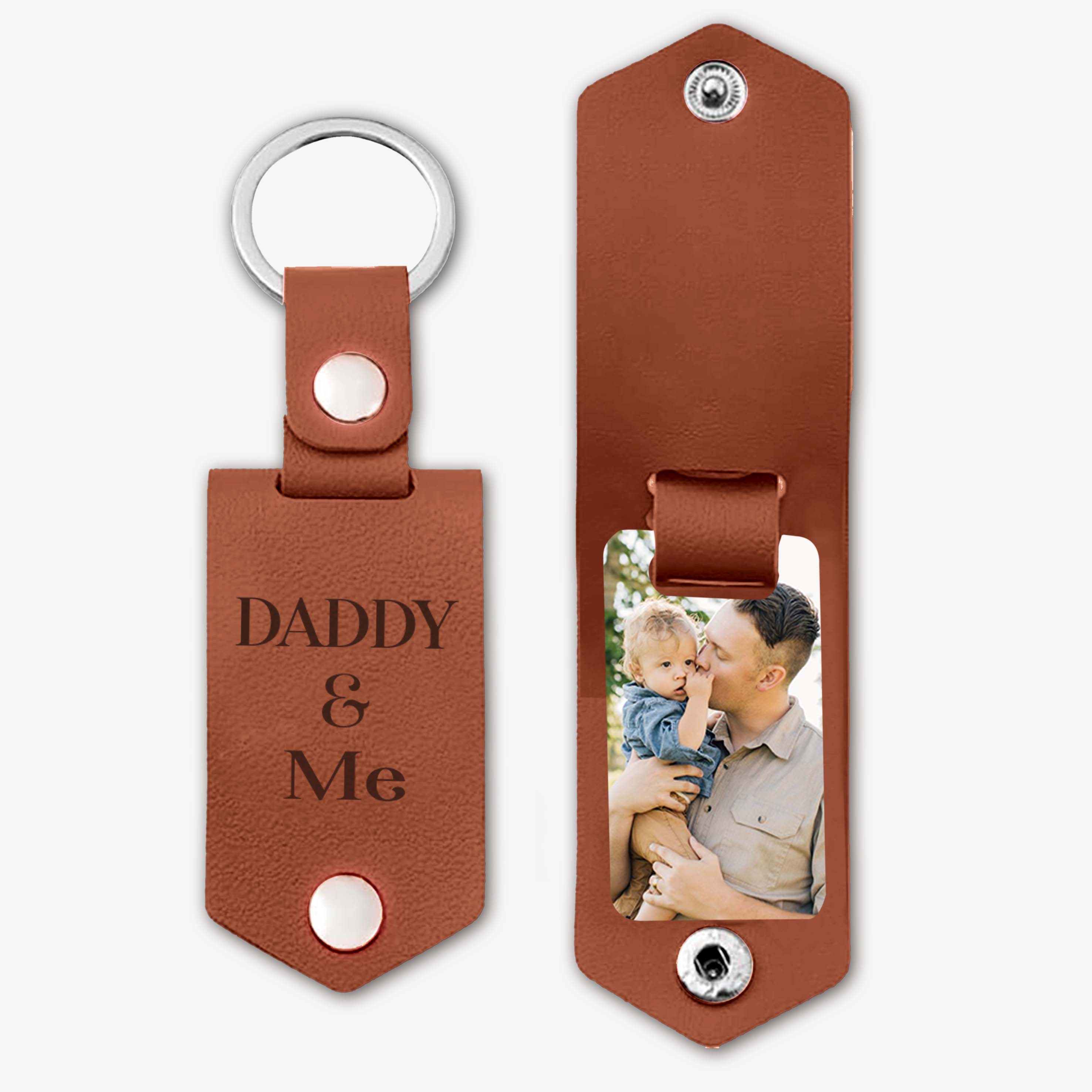 First Bump Keychain for Dad From Son