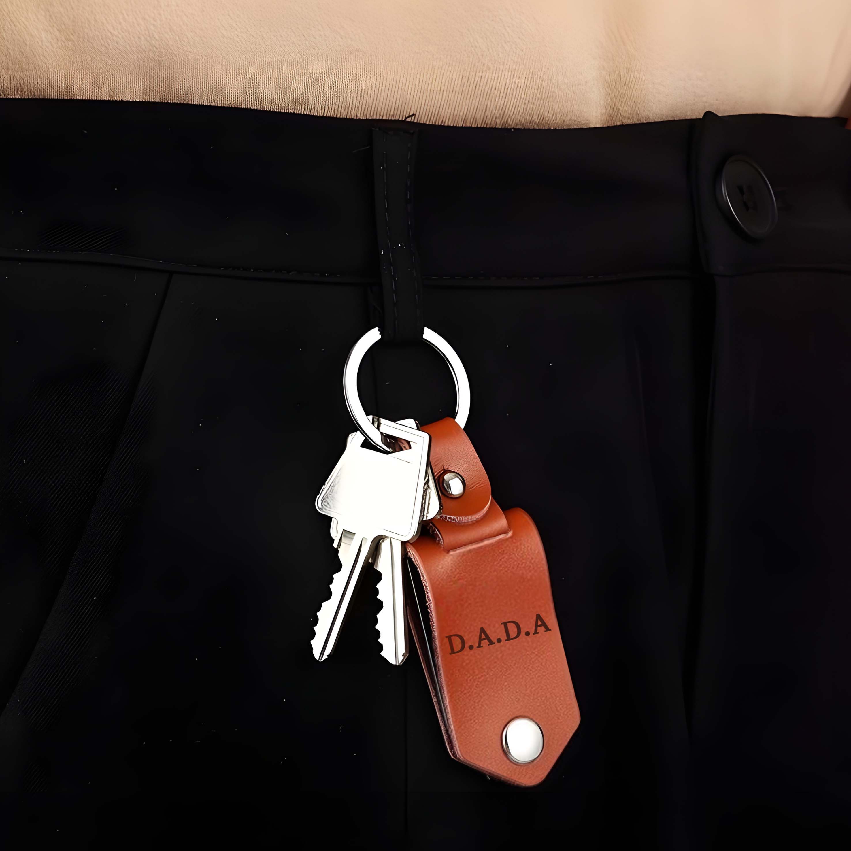 Dad Keychain Personalized