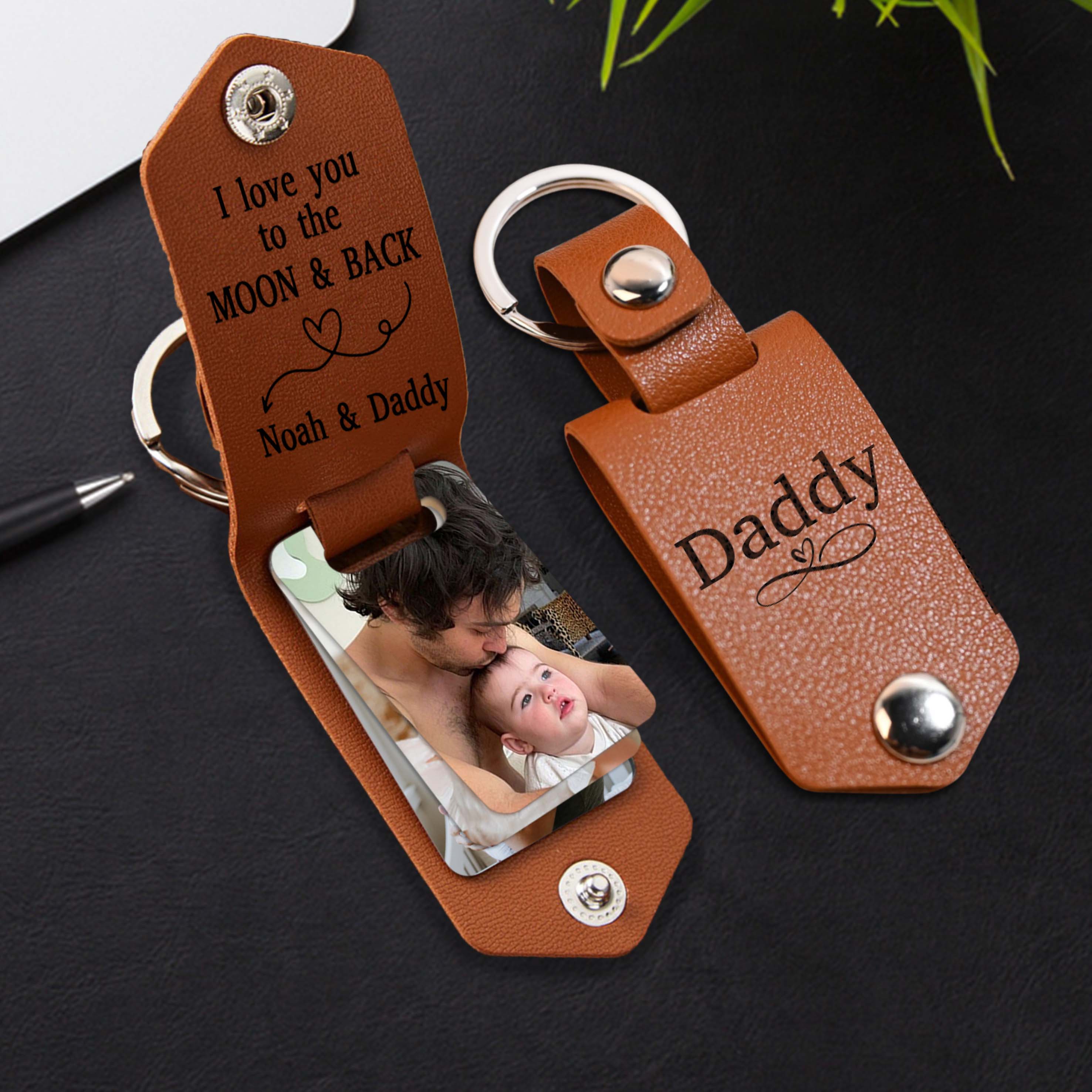 New Dad Keychain