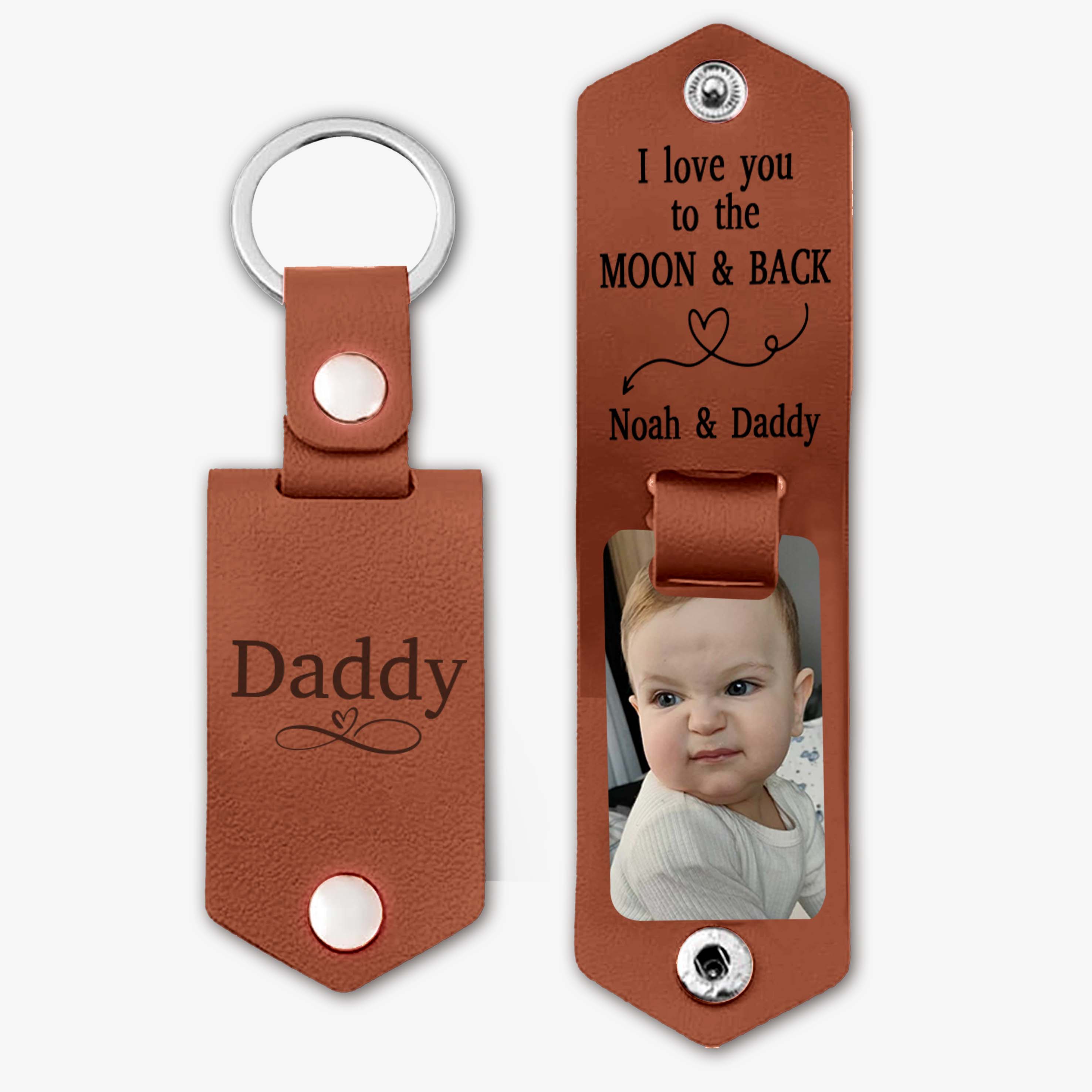 New Dad Keychain