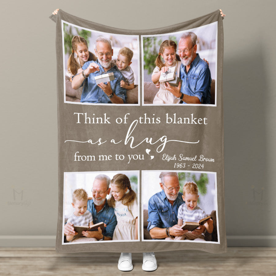 Hugs From Heaven Custom Blanket