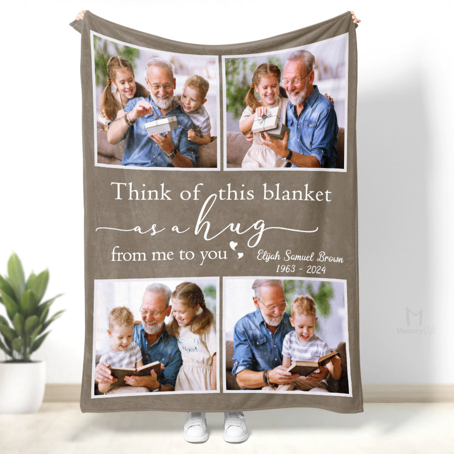 Hugs From Heaven Custom Blanket