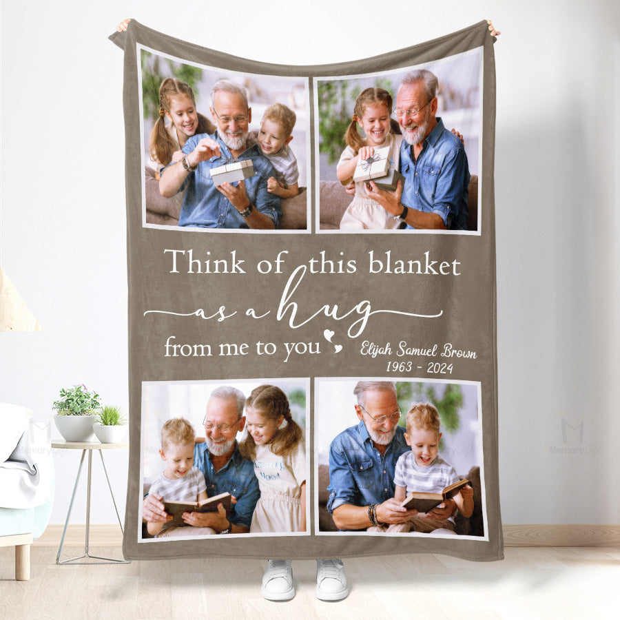 Hugs From Heaven Custom Blanket