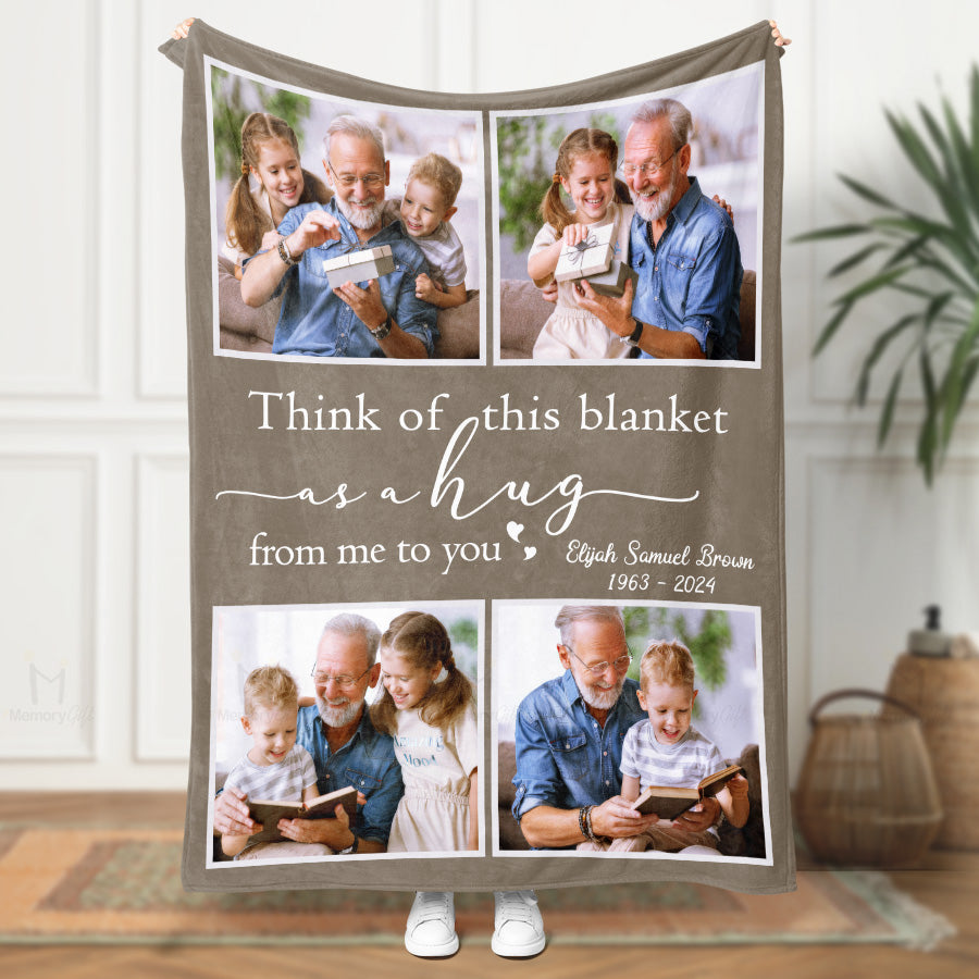 Hugs From Heaven Custom Blanket