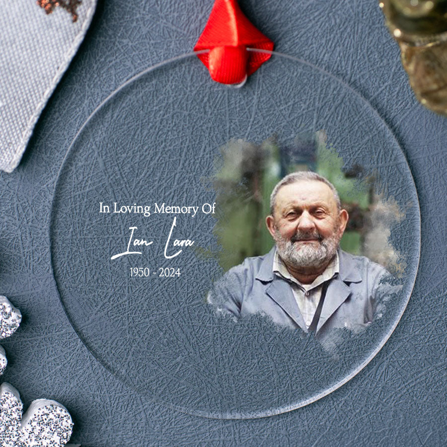 In Loving Memory Acrylic Ornament With Picture