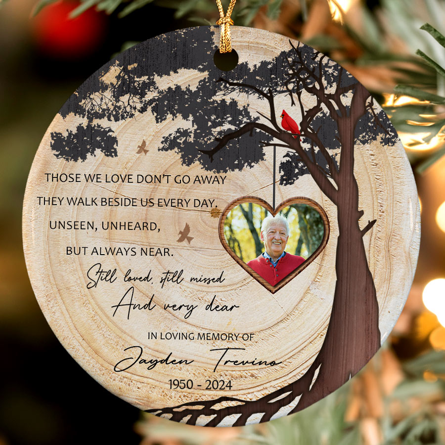 Those We Love Don’t Go Away Red Cardinal Ornament