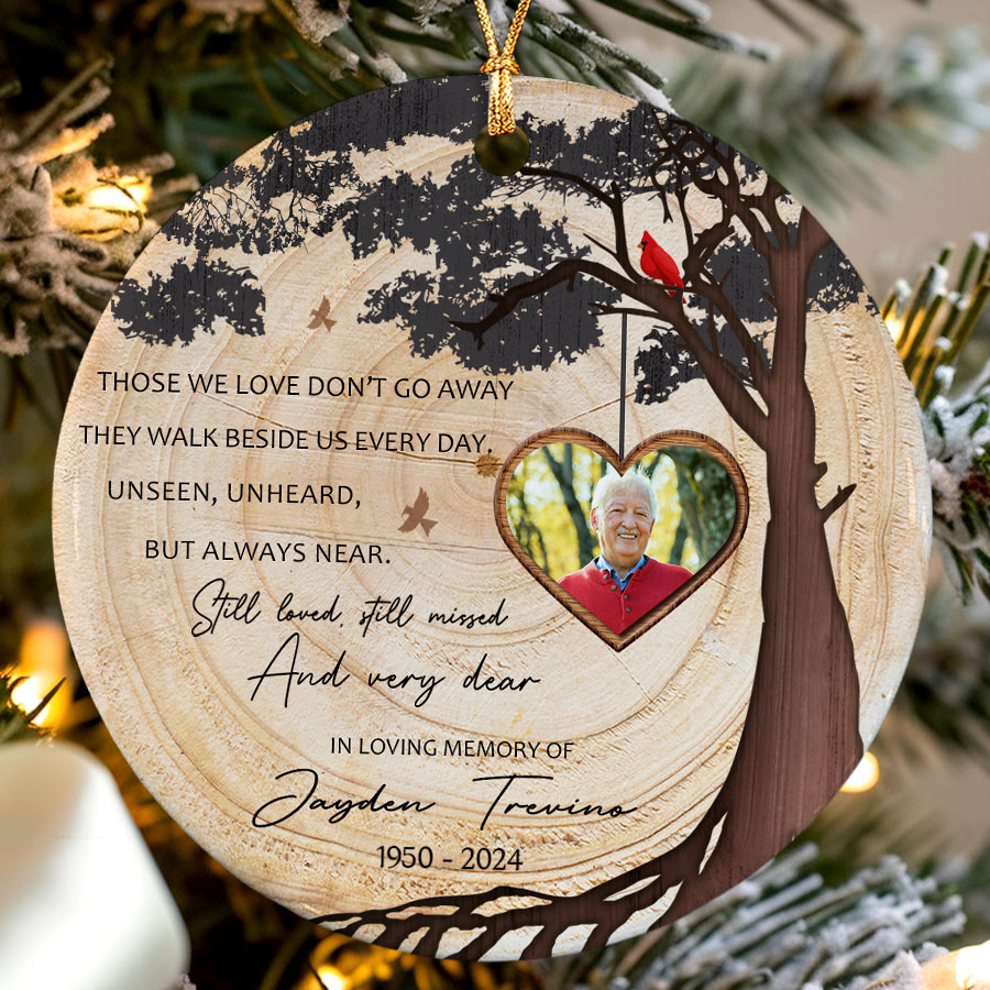 Those We Love Don’t Go Away Red Cardinal Ornament