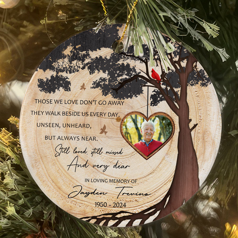 Those We Love Don’t Go Away Red Cardinal Ornament