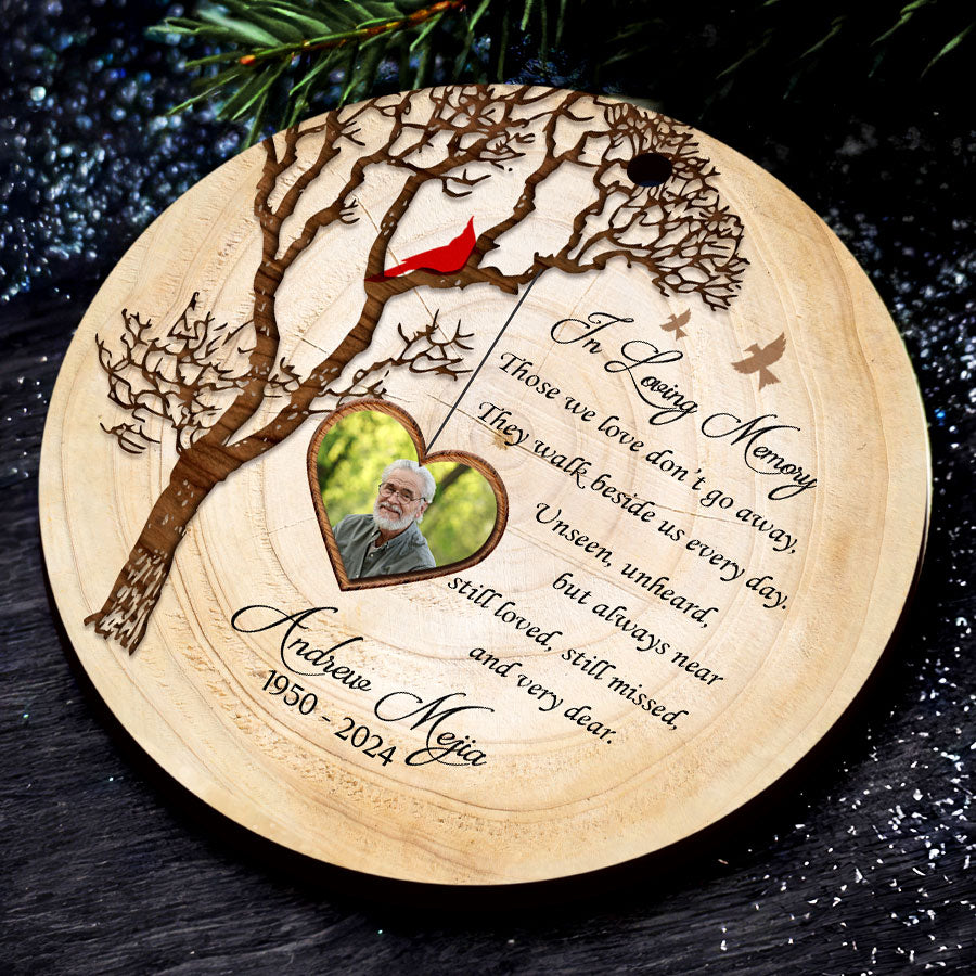 Those We Love Don't Go Away Ceramic Ornament