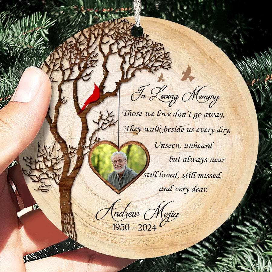 Those We Love Don't Go Away Ceramic Ornament