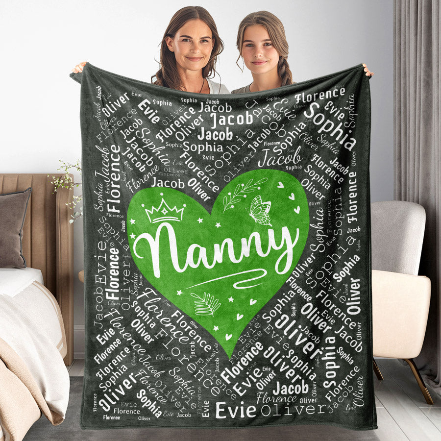 Personalised Nanny Blanket