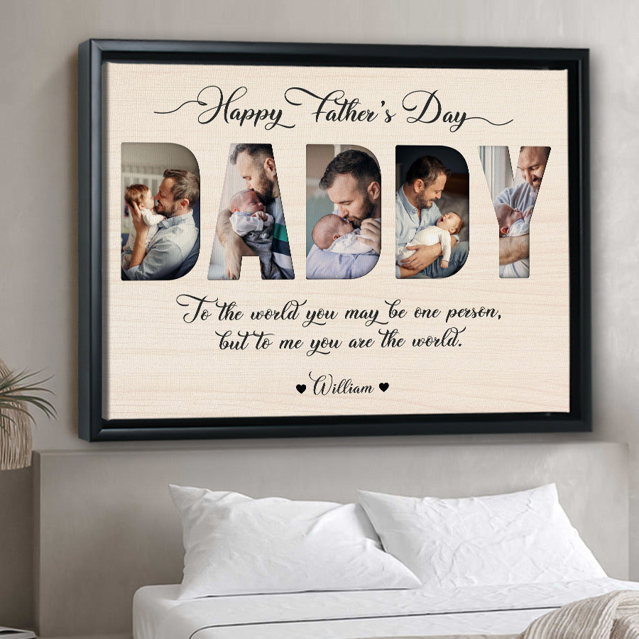 Custom Father’S Day Gifts | Custom Canvas Prints Fathers Day | Custom ...