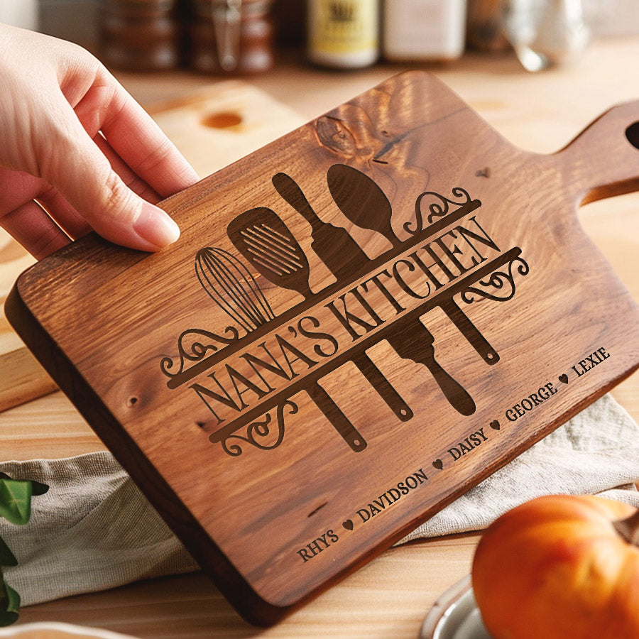 Custom Nana Gifts | Personalized Cutting Board For Grandma | Nana'S ...