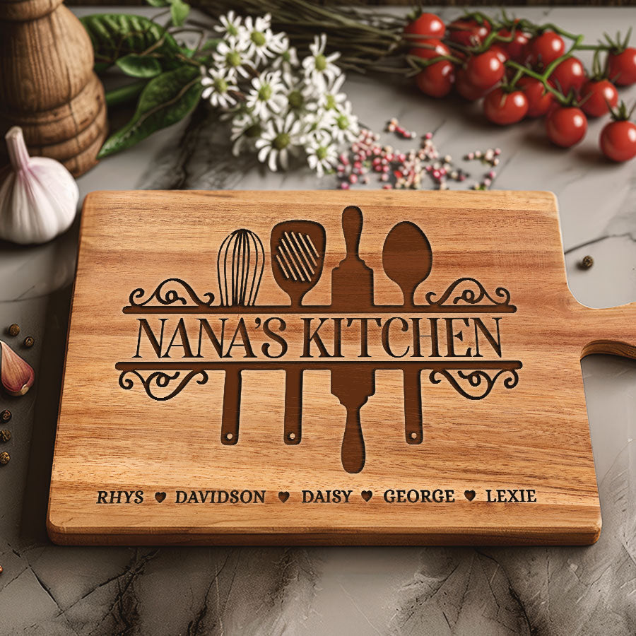 Personalized Cutting Board for Grandma