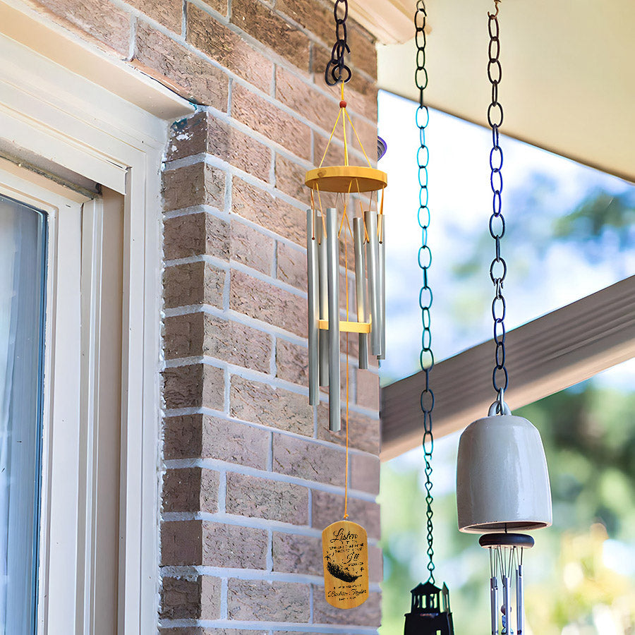 Listen To The Wind Memorial Wind Chimes Personalized