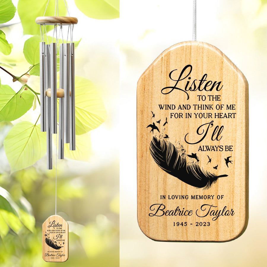 Listen To The Wind and Think of Me Photo Windchime