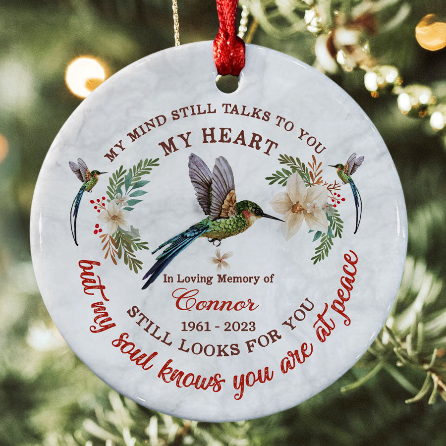 Dad in Heaven Christmas Ornament