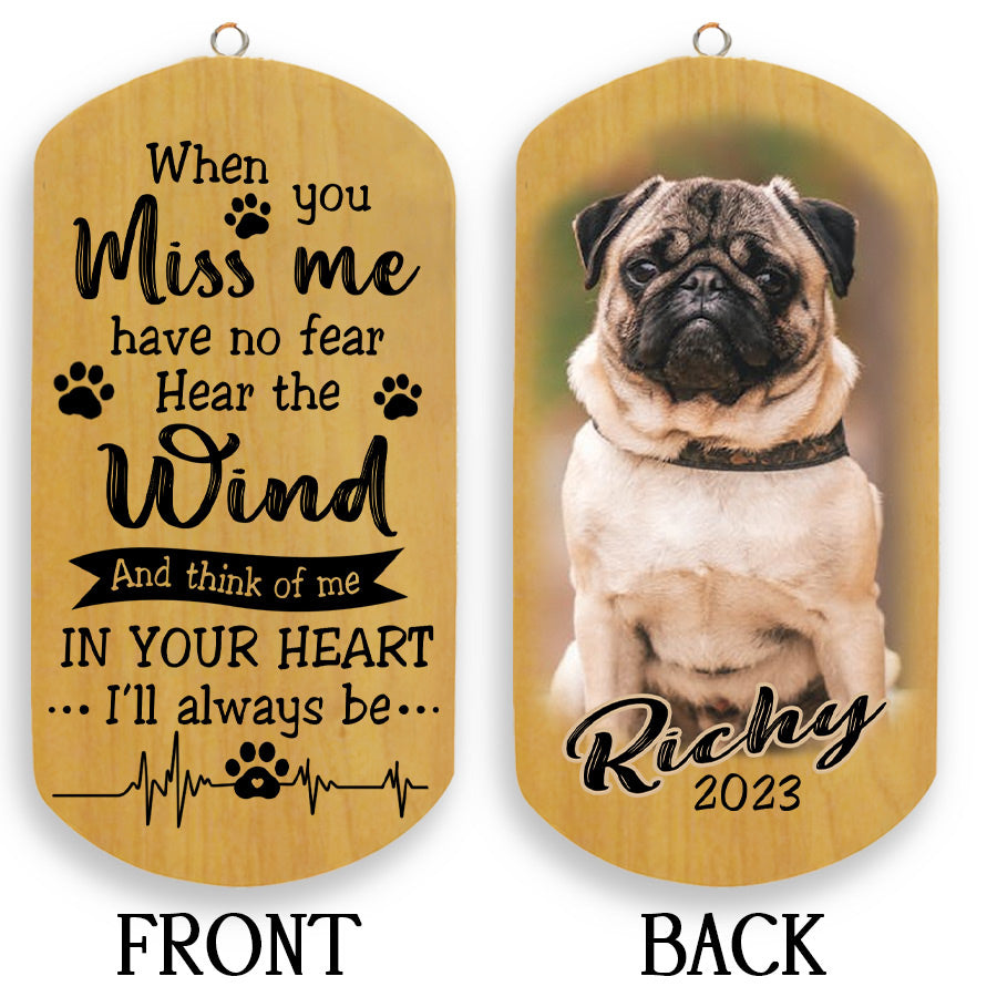 dog memorial wind chime