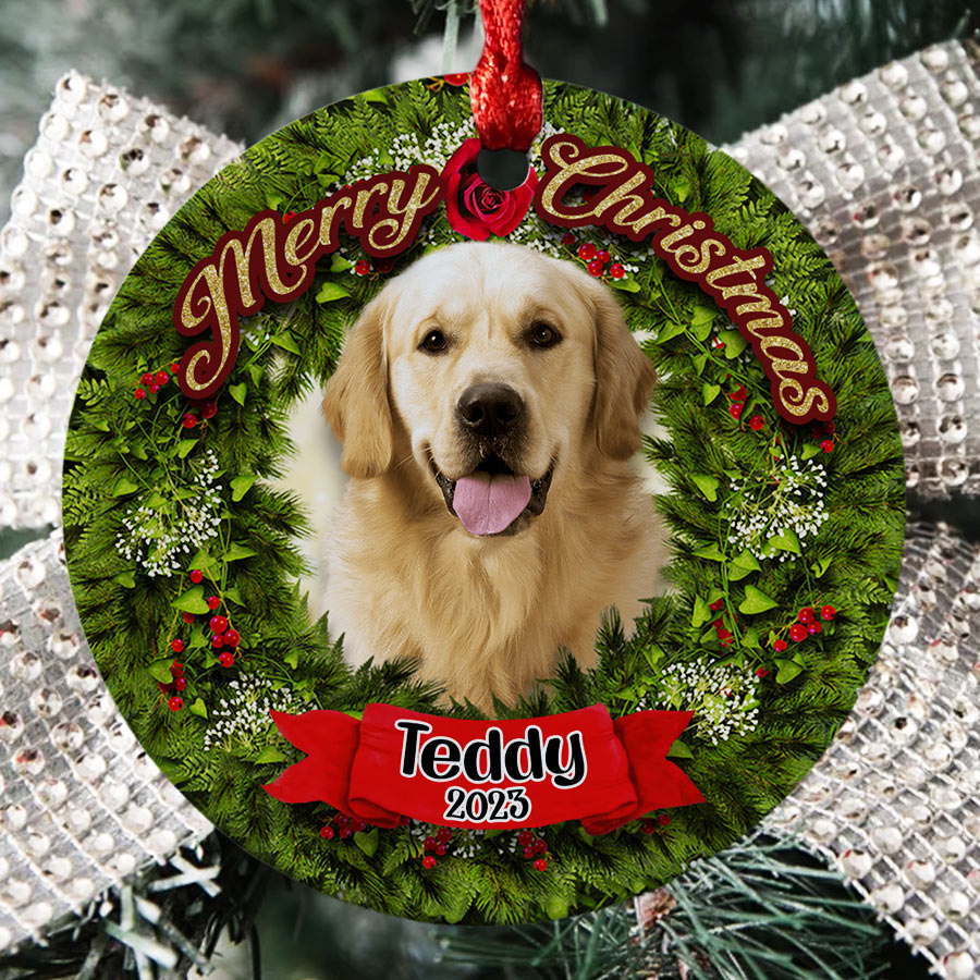 Dog Ornament Personalized