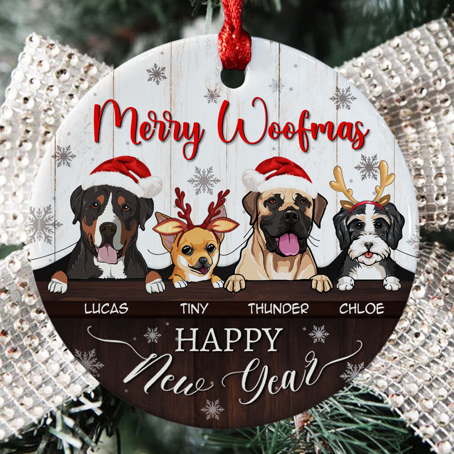 Dog Ornaments Personalized