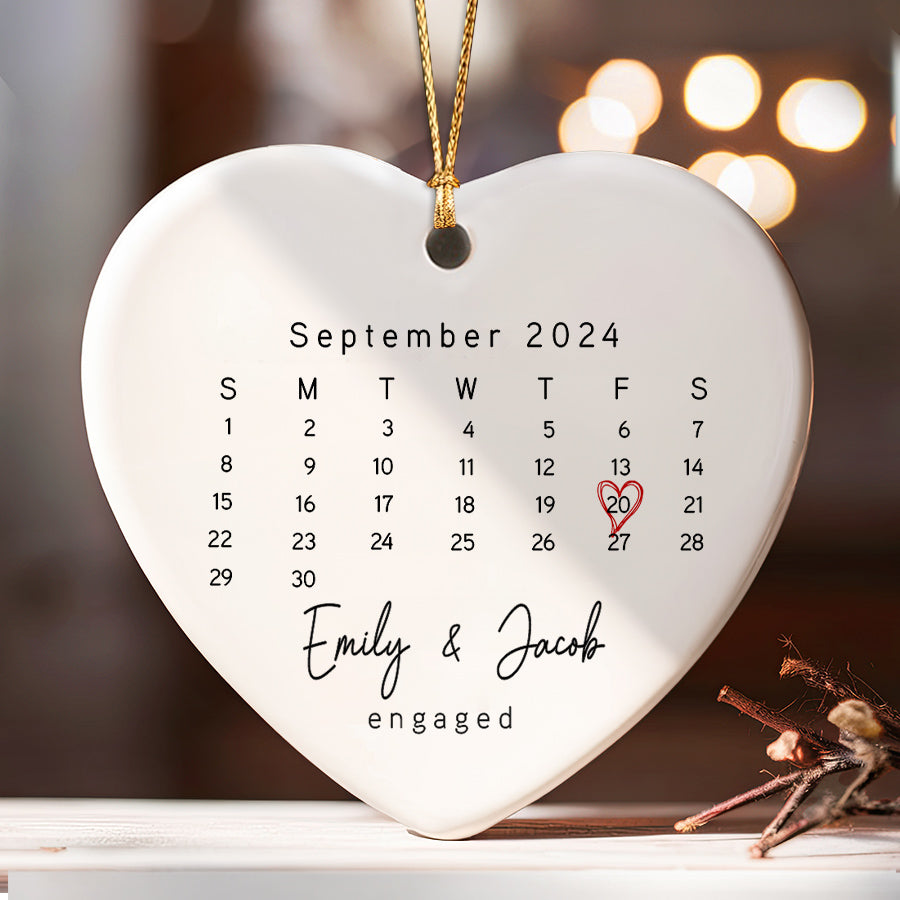 Heart Calendar Gift