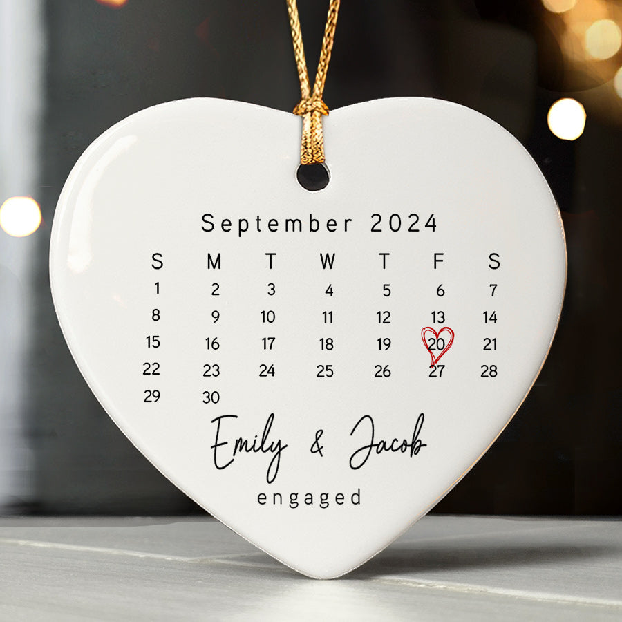 Heart Calendar Gift