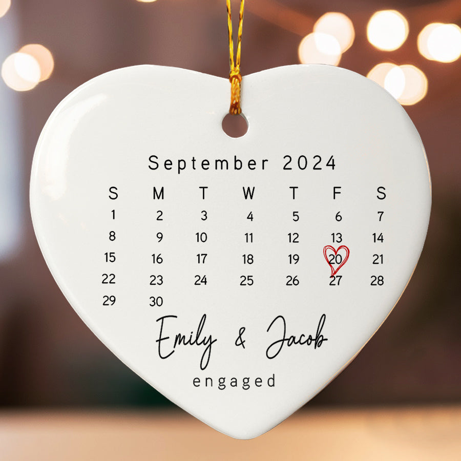 Heart Calendar Gift