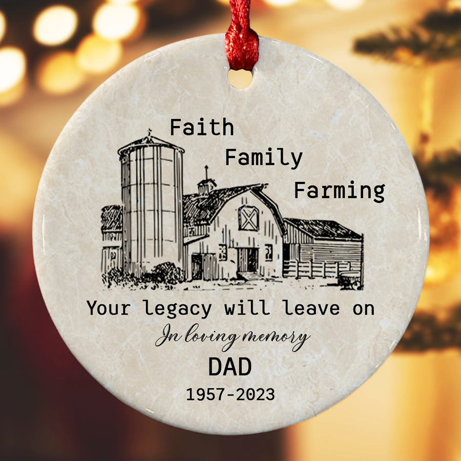 In Memory of Dad Ornaments