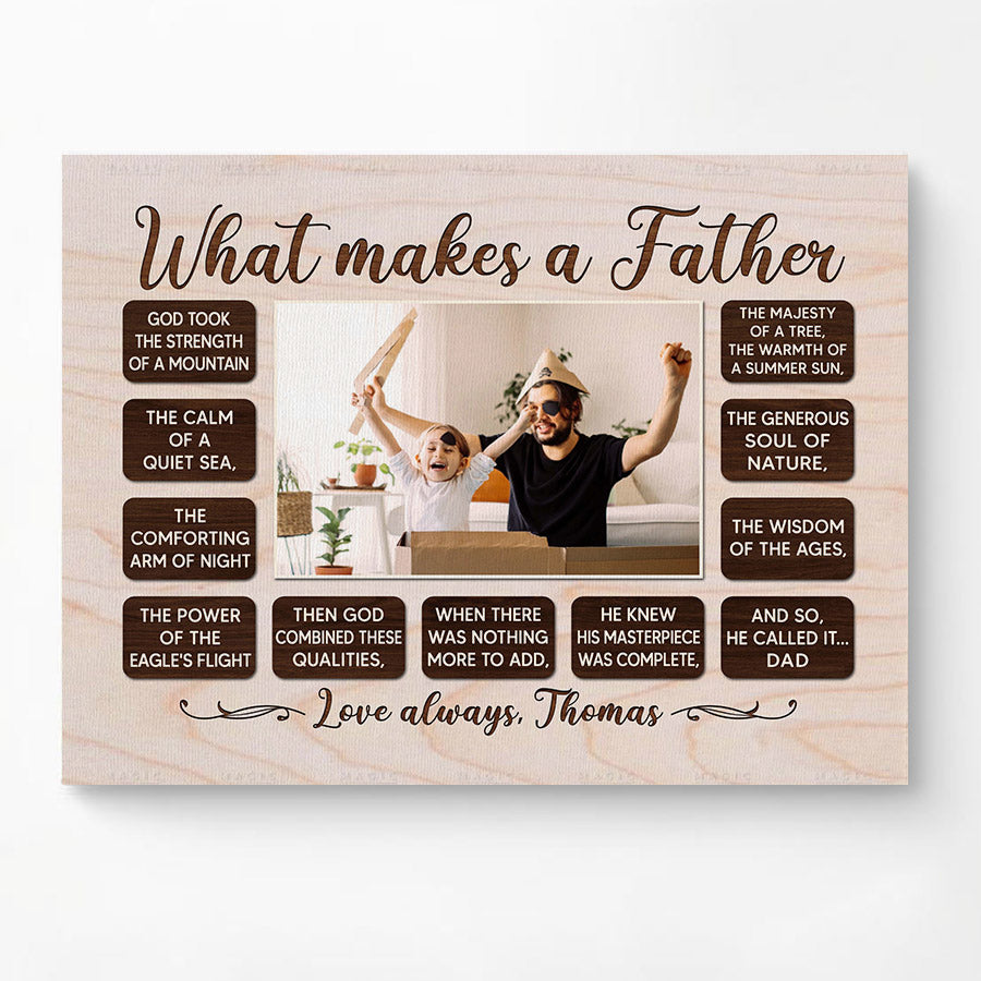 father's day canvas