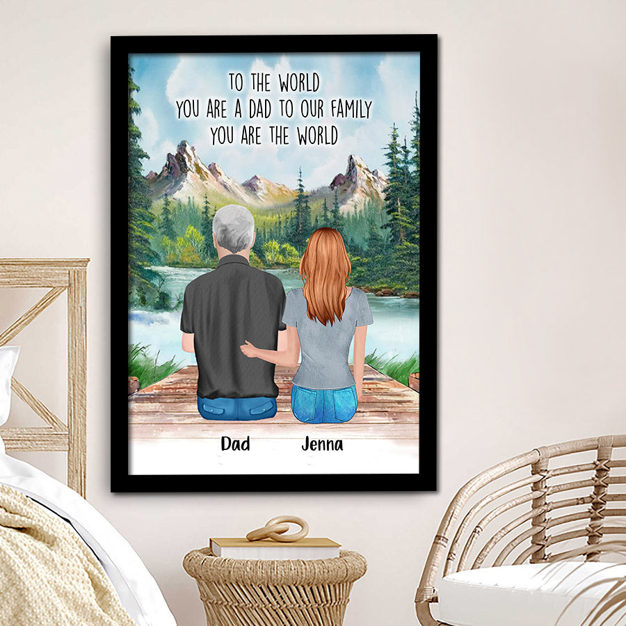 Father’S Day Prints | Canvas Art For Dad | Personalized Fathers Day ...