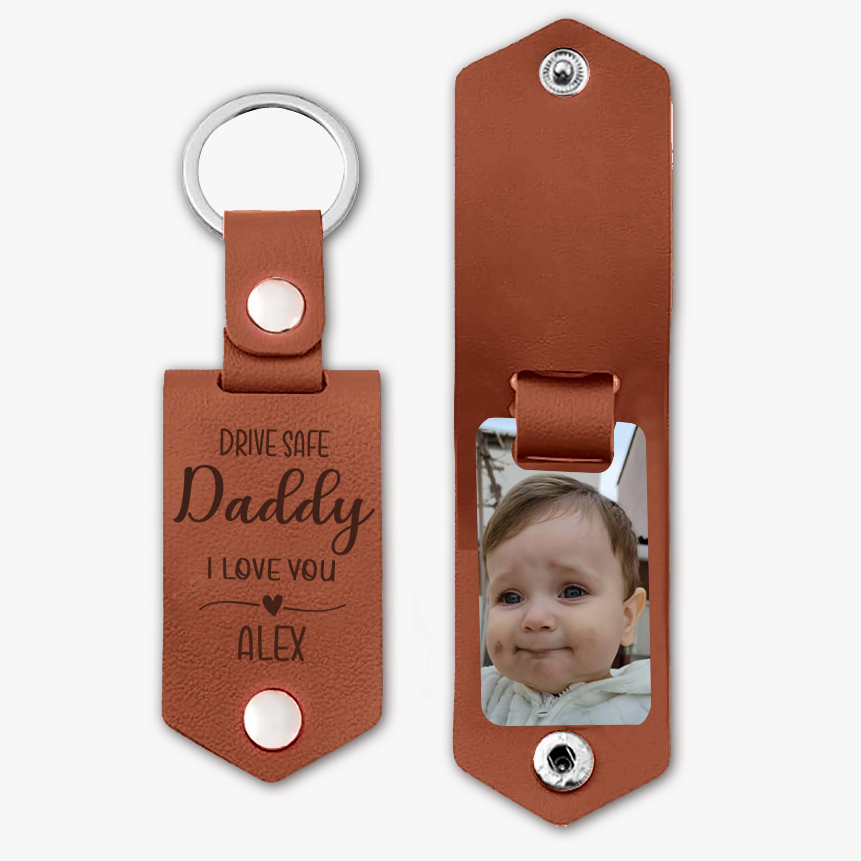 Dad Keychain With Picture