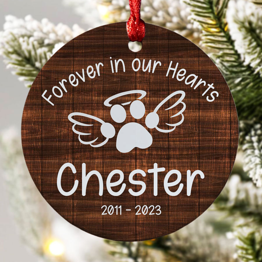 Personalized Pet Memorial Christmas Ornaments