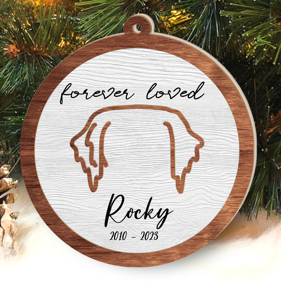 Golden Retriever Memorial Ornament