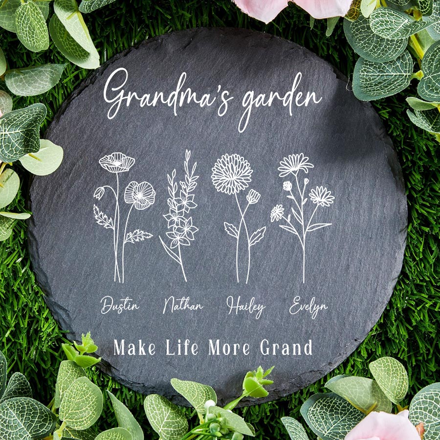 Custom Birth Flower Garden Gift