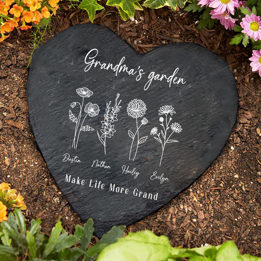Custom Birth Flower Garden Gift