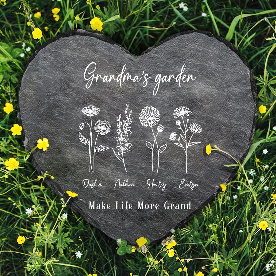 Custom Birth Flower Garden Gift
