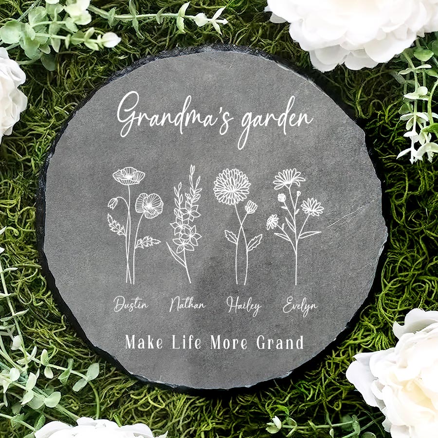 Custom Birth Flower Garden Gift